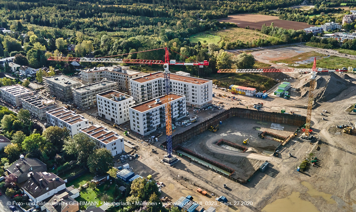 27.09.2020 - Baustelle Alexisquartier in Neuperlach